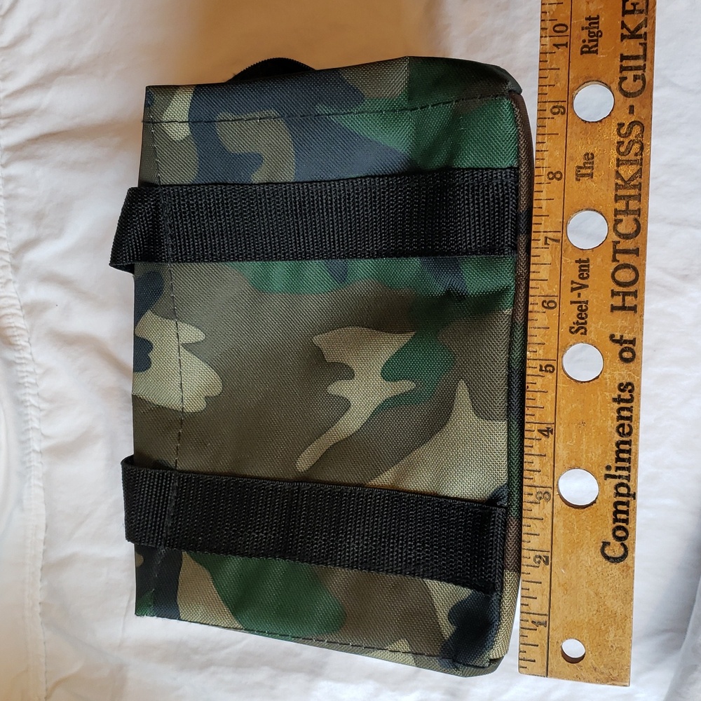 Camo Insulated Lunch Cooler bag, Green, black and brown